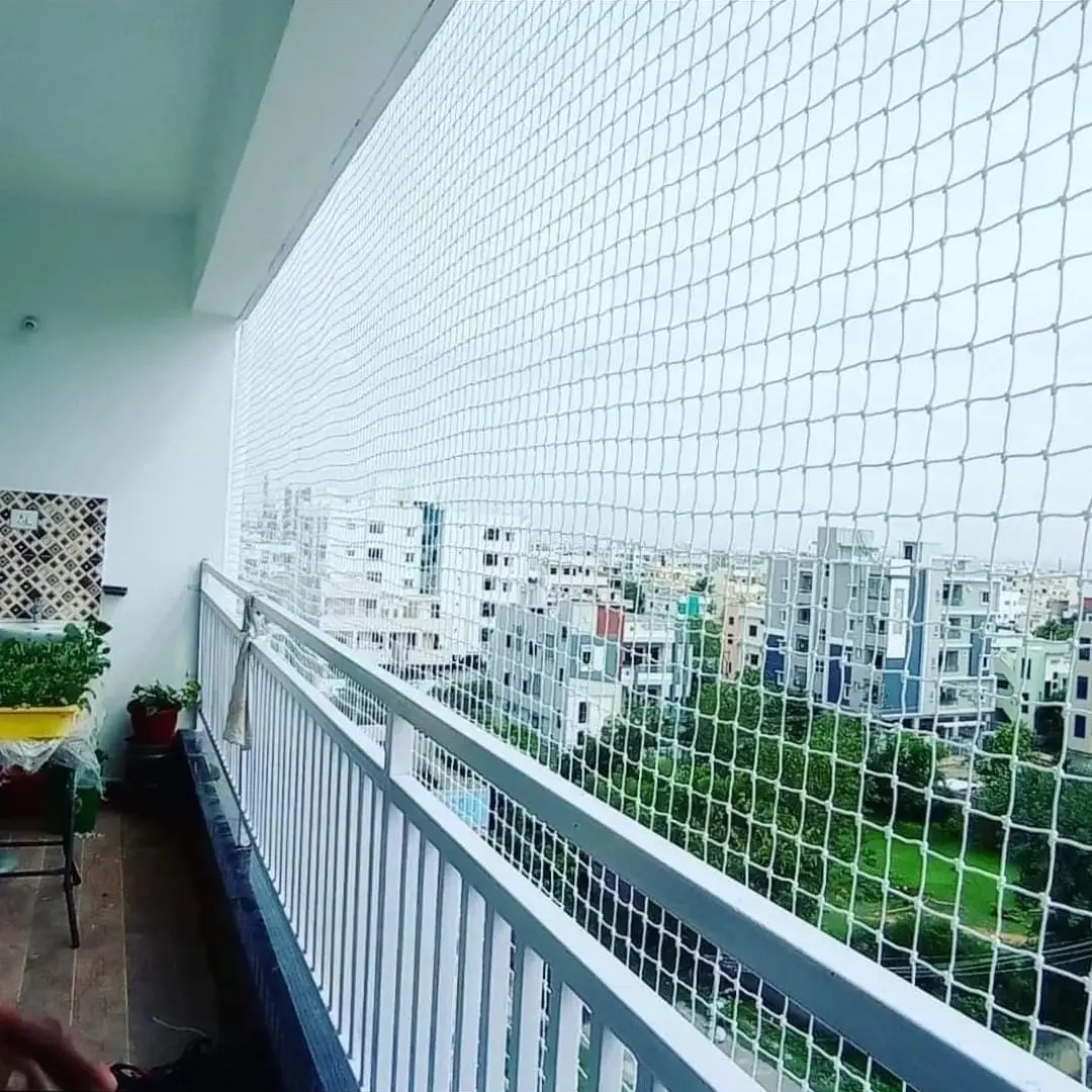 Installed safety net on balcony in Hyderabad